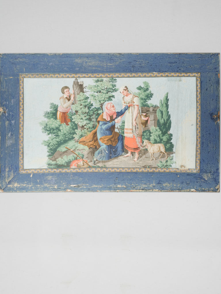 Antique, large Provencal painting
