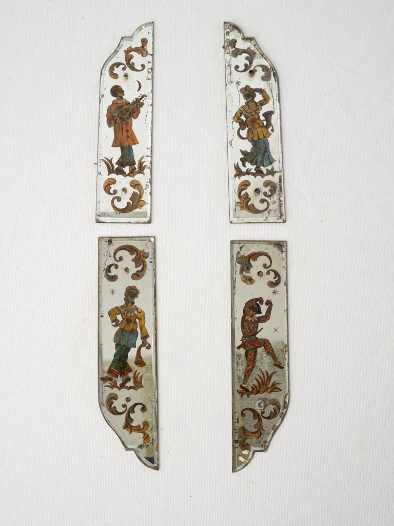 Ornate gilt ornament door plates