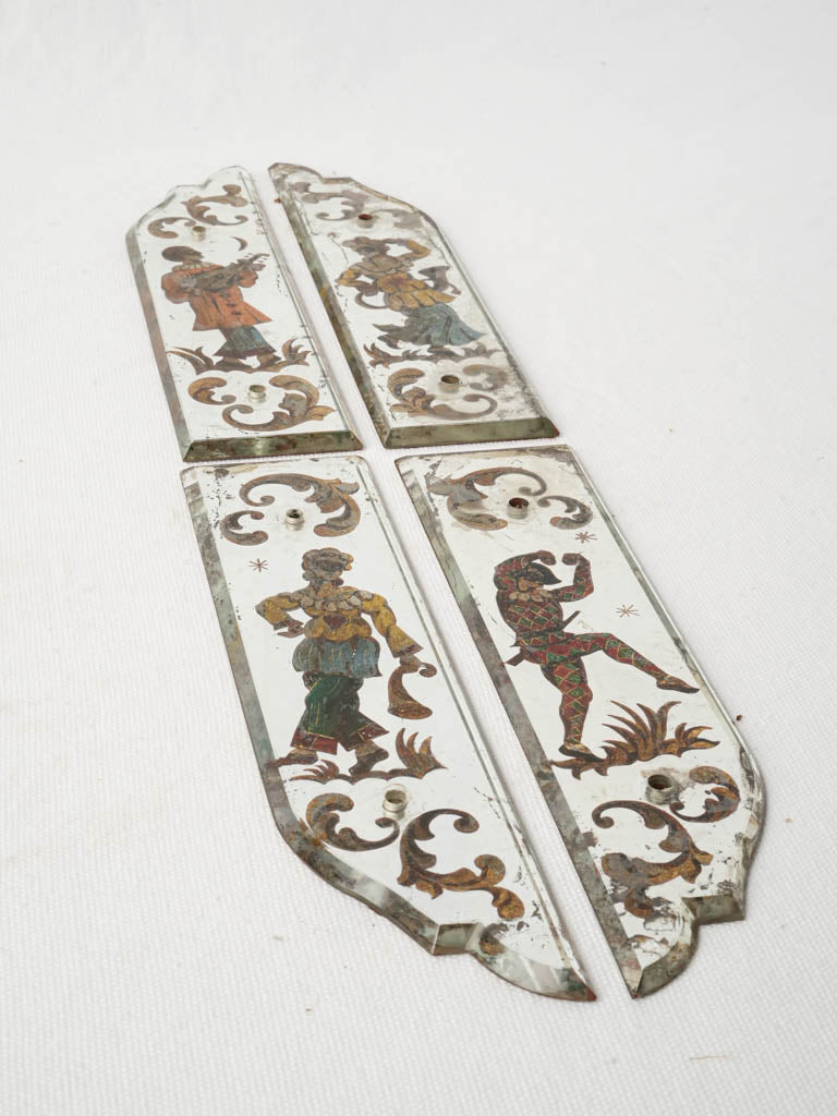 Unusual mid-century Italian finger plates
