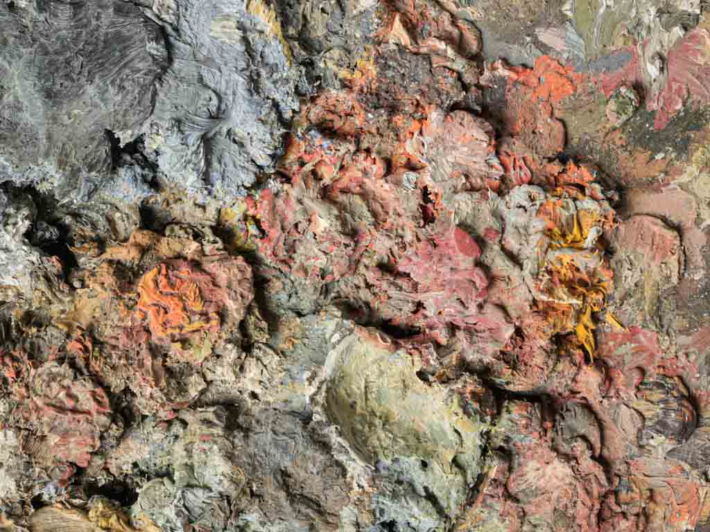 Sophisticated artist's display palette