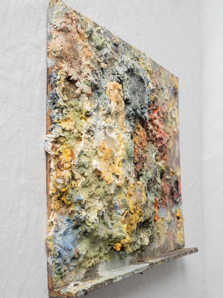 Stylish rectangular oil paint palette