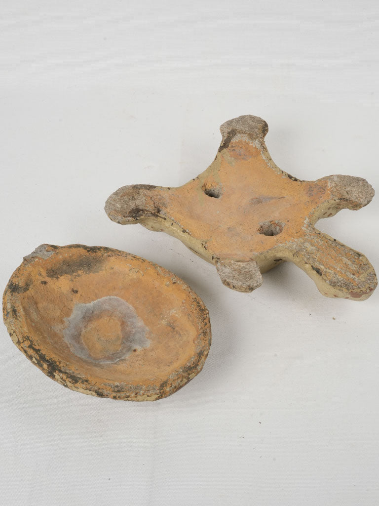 Aged and weathered garden turtle safe