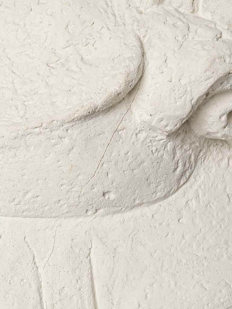 Sculptural mid-century plaster pieces