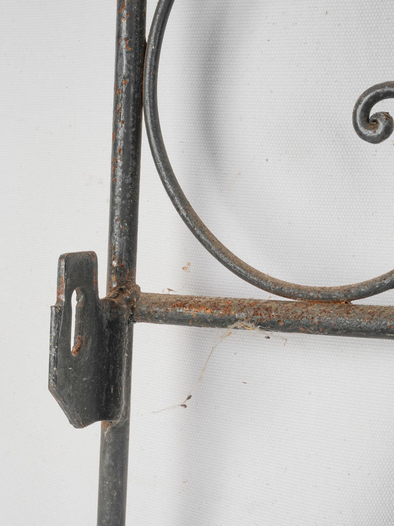 Gracefully curved iron bed frames