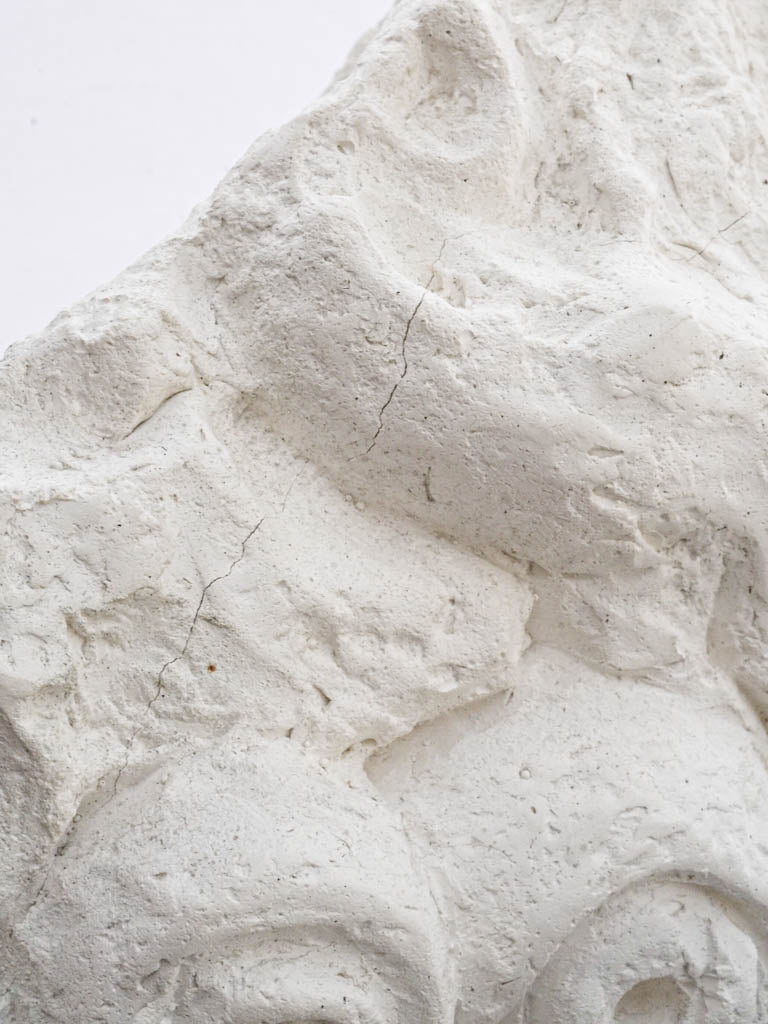 Patinated antique Italian mask pair