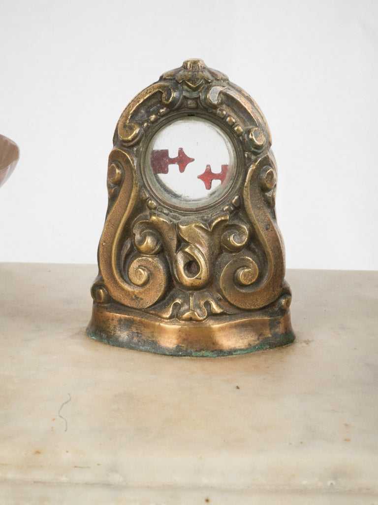 Napoleon III marble pharmacy scales