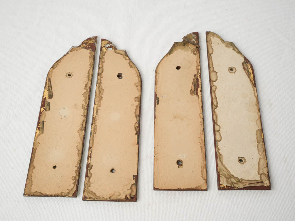 Aged patina Murano glass embellishments