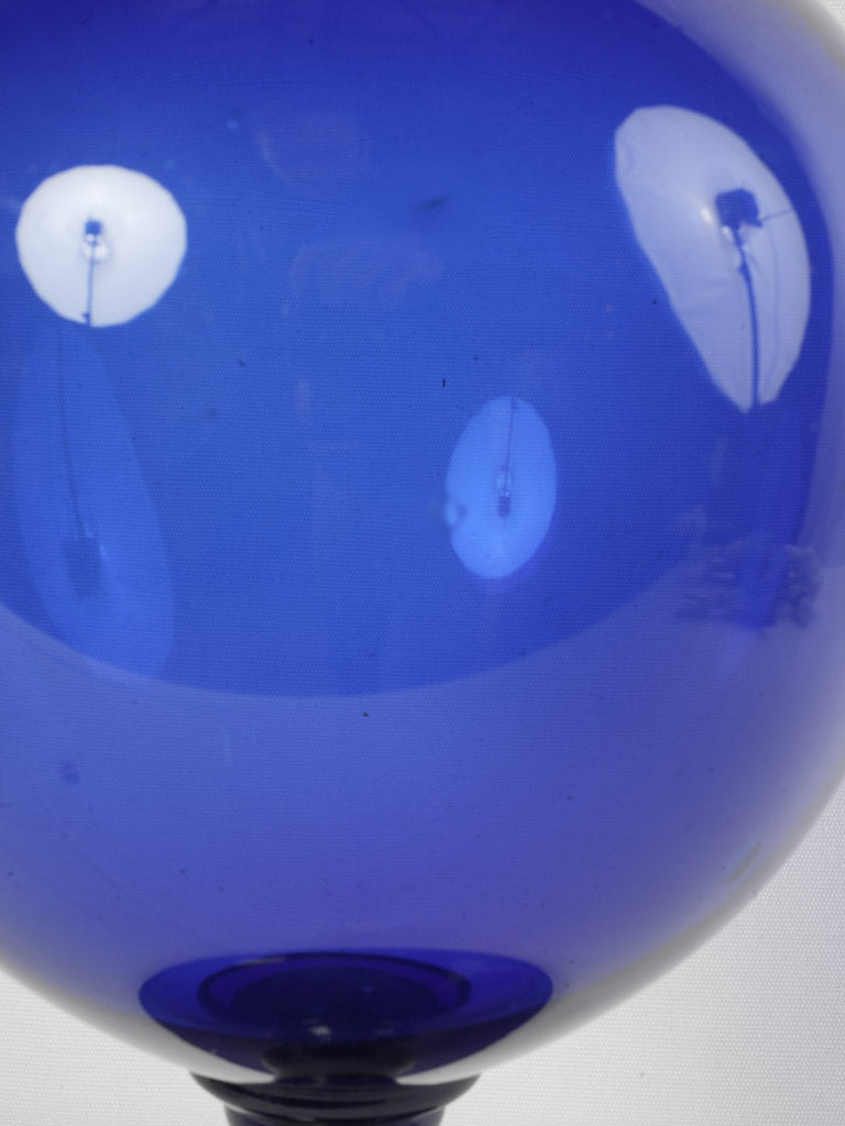 Exquisite cobalt blue pharmacy jar