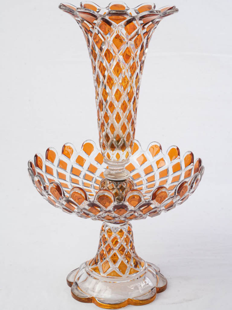 Vintage Baccarat crystal epergne centerpiece