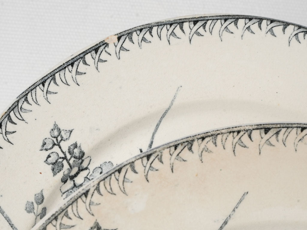 Traditional farmhouse style dinnerware