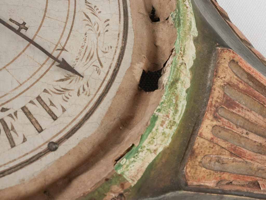 Missing parts, heavily worn barometer