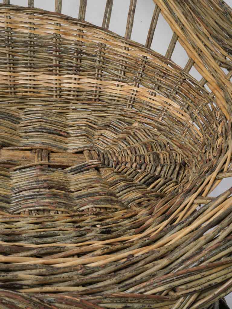 Raw willow French chair