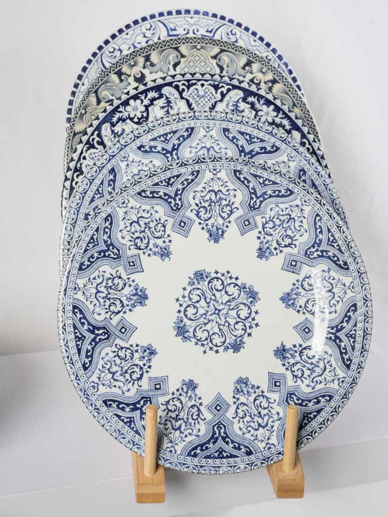Elegant floral porcelain dinner plates