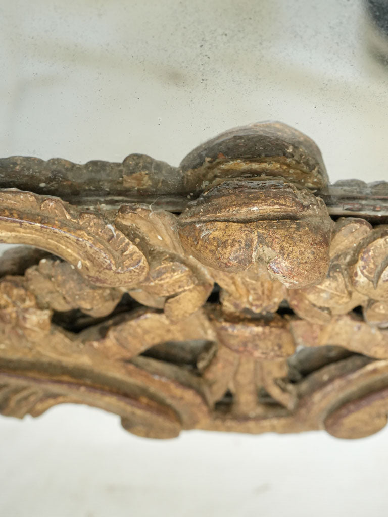 Historic patina-rich mirror