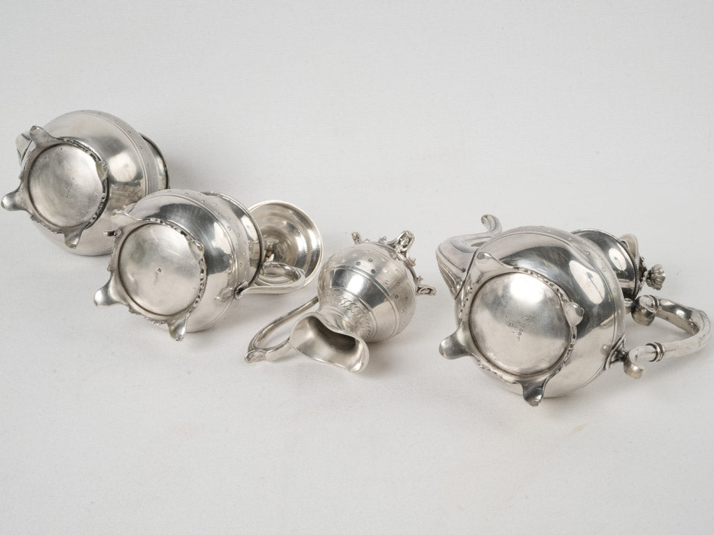 Vintage 20th Century silver-plated set