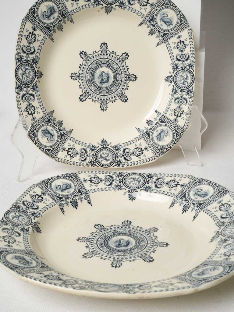 19th-century ironstone serving set