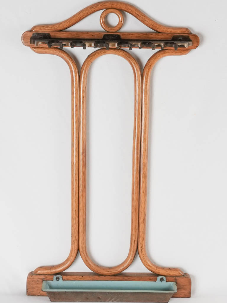 Antique Bentwood English pool cue stand