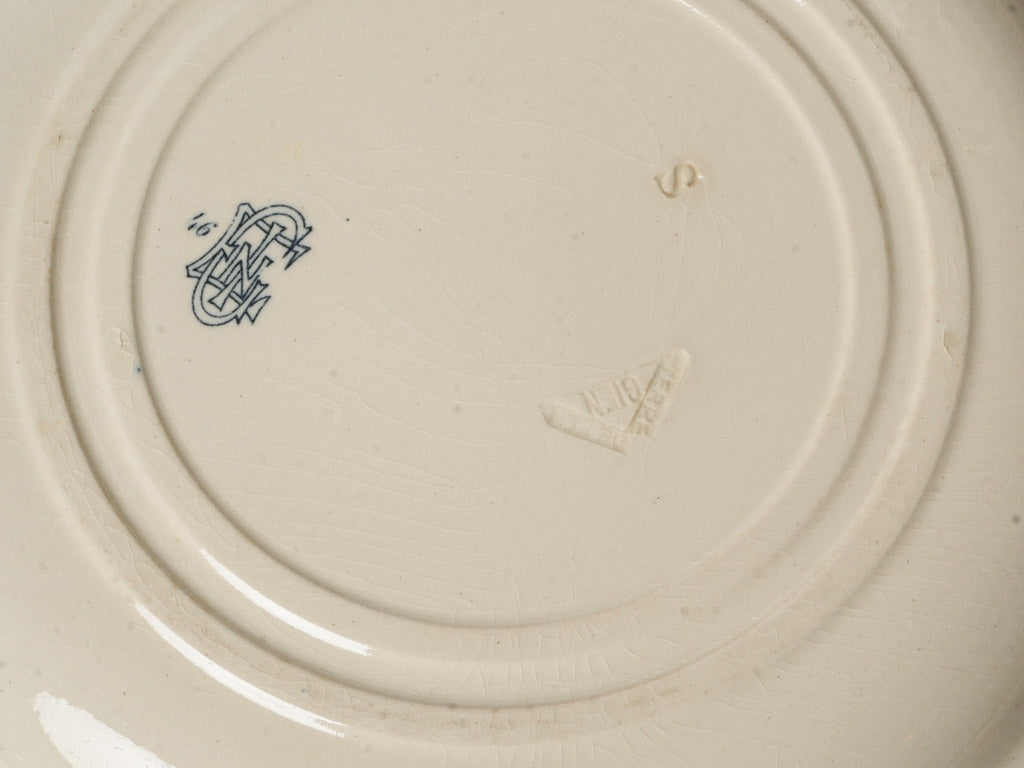 Timeless Gien dinner plate set