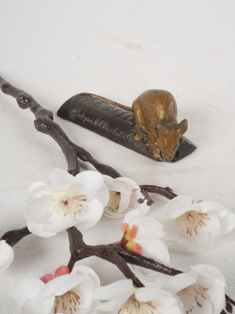 Vintage mouse collectible decor piece