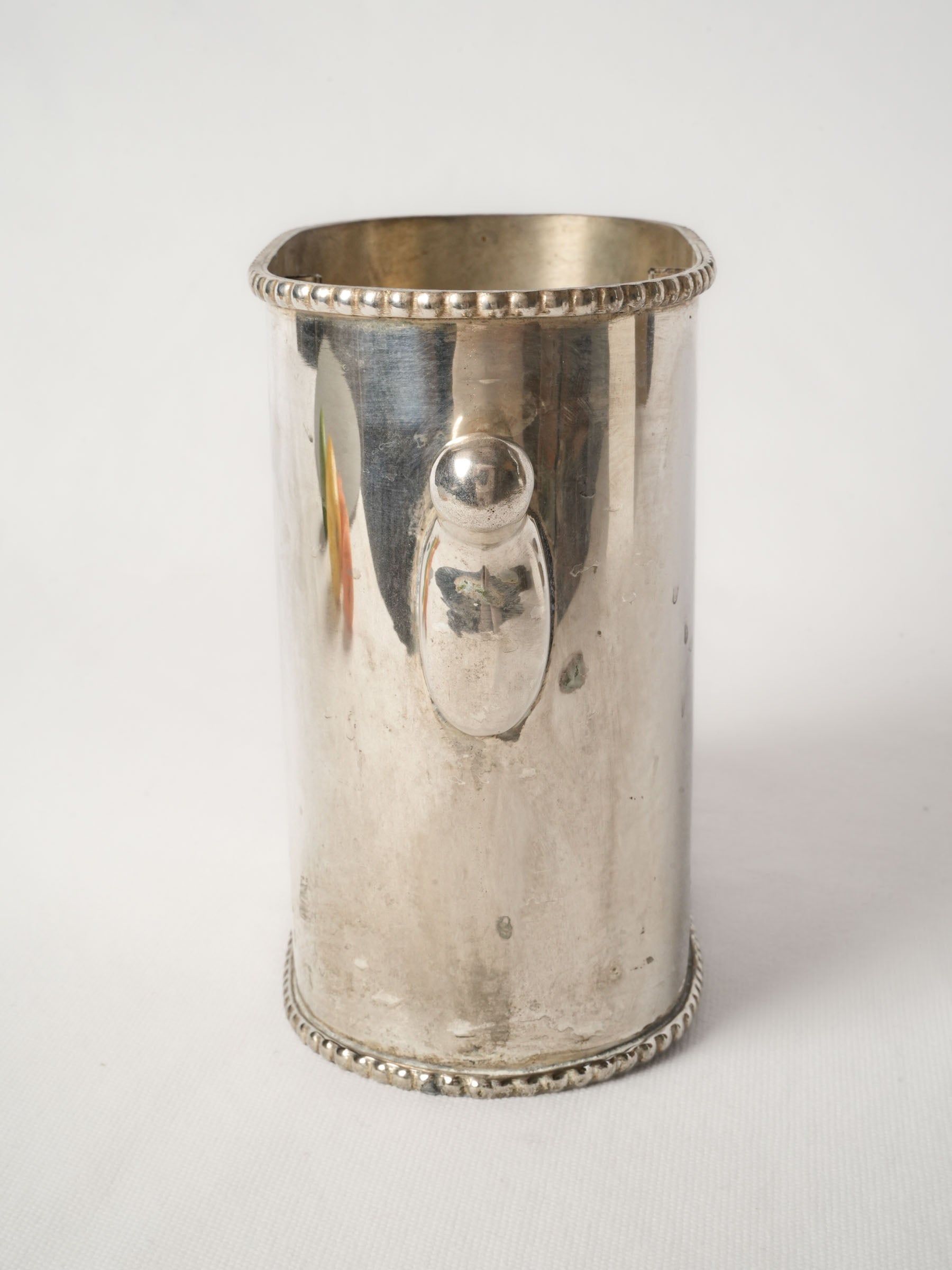 Vintage Pottery Silver-Plated Double Bottle Wine Cooler
