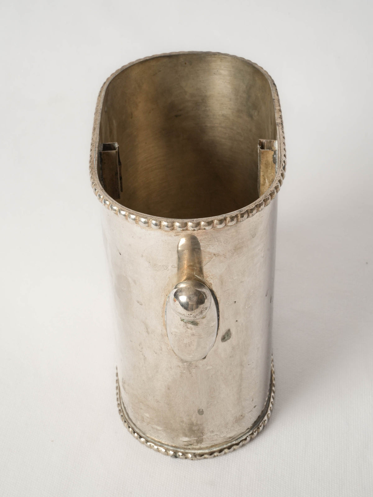 Vintage Pottery Silver-Plated Double Bottle Wine Cooler