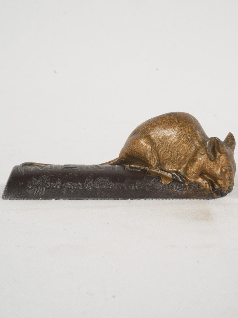Rare Chocolate Menier branding figurine