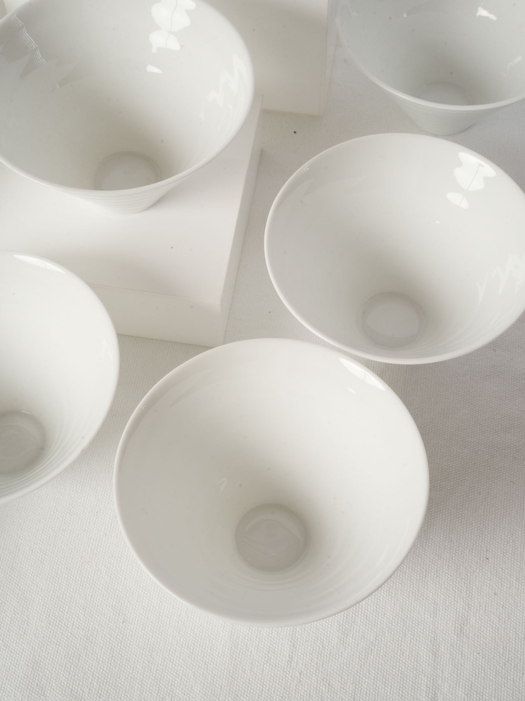 Set of 12 Vintage Bernardaud Limoges Porcelain Bowls