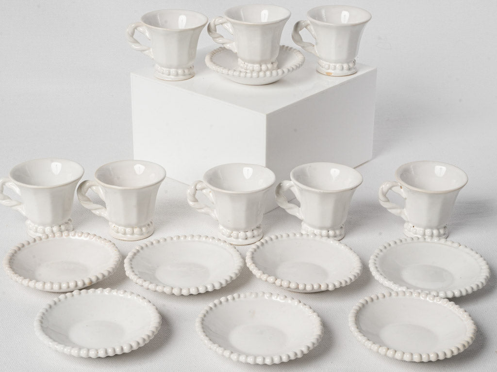 Collector's Emile Tessier coffee set