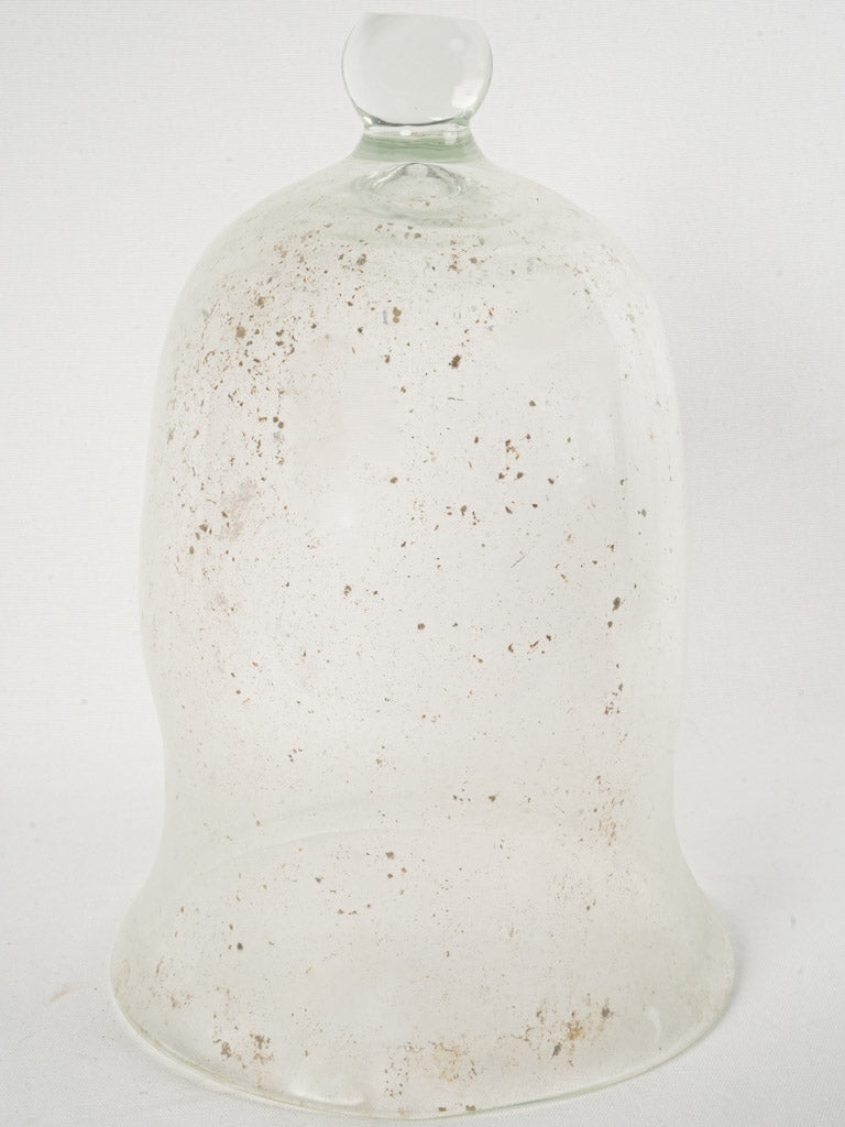 Rare antique French glass cloche