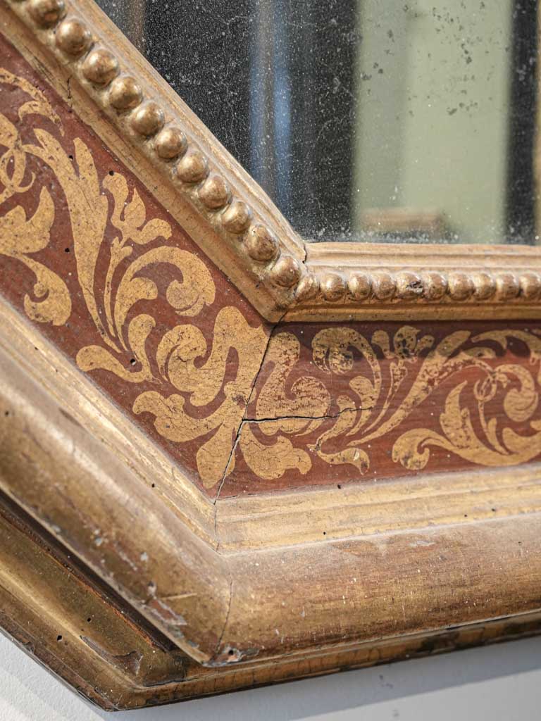 Feature-rich historical Tuscan mirror