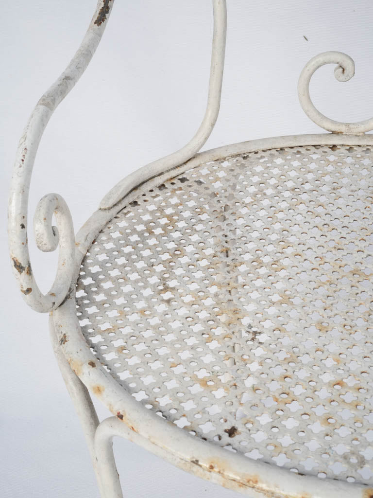 Delicate Vintage Iron Child's Garden Chairs