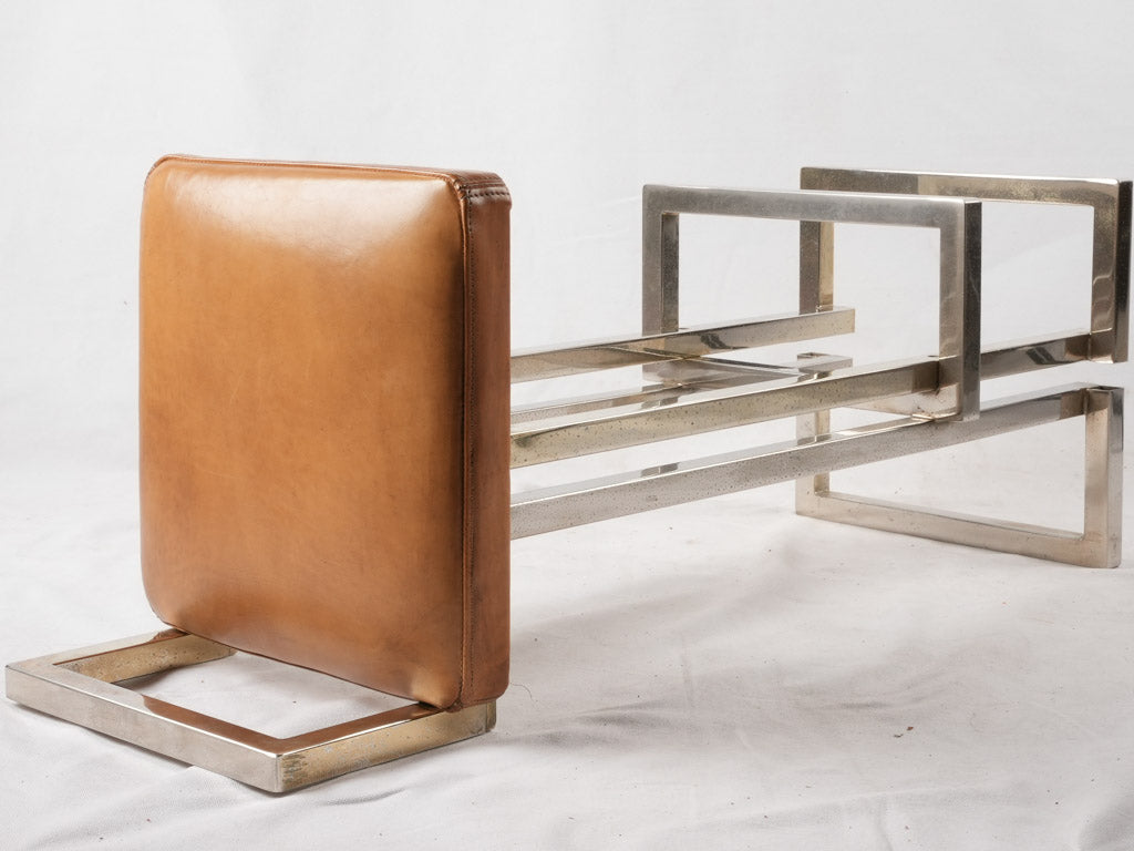 3 Maison Jansen barstools - 1970s - 37½"