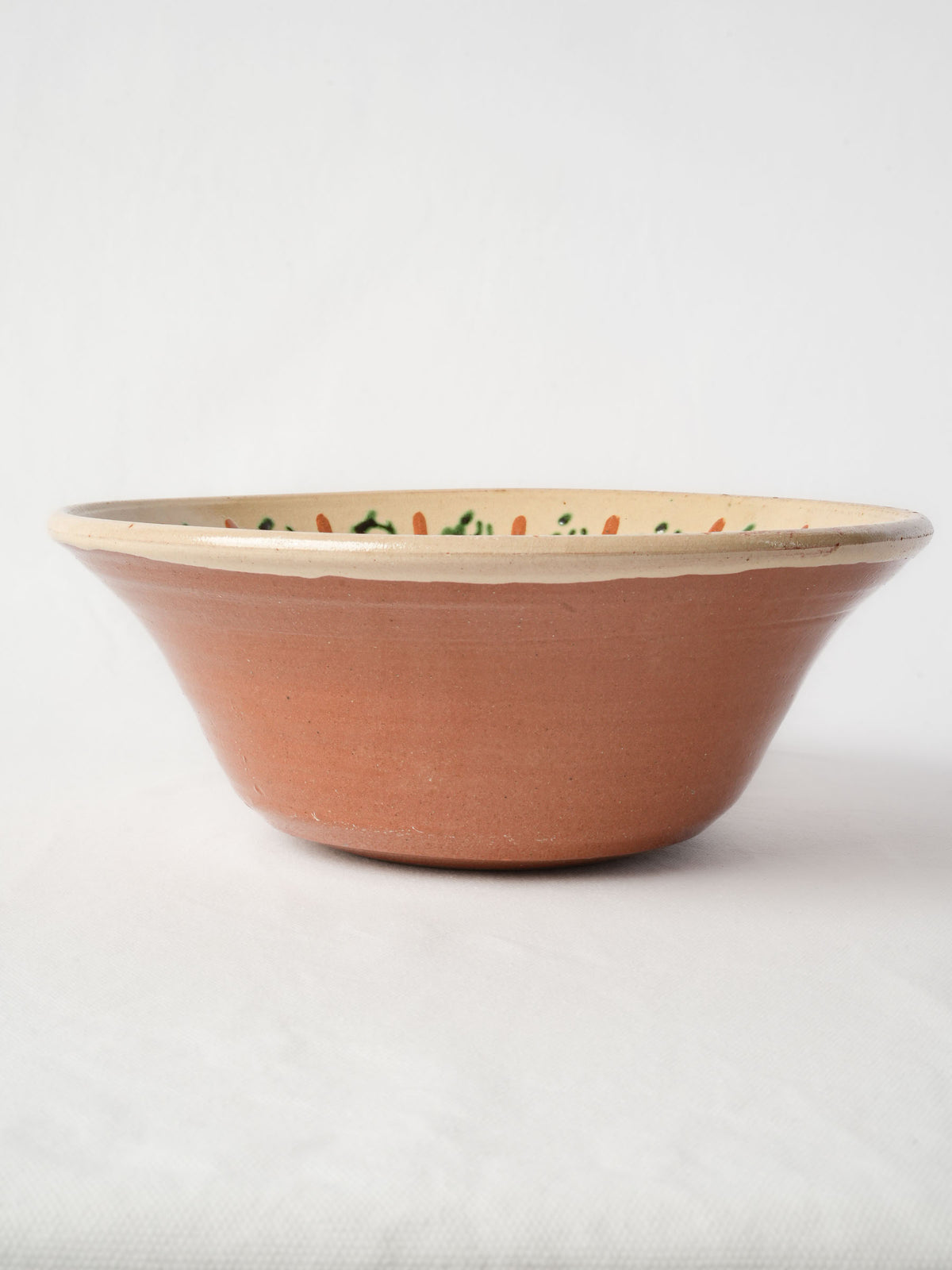 Mid-20th-Century Savoie Pottery Salad Bowl - 11¾"