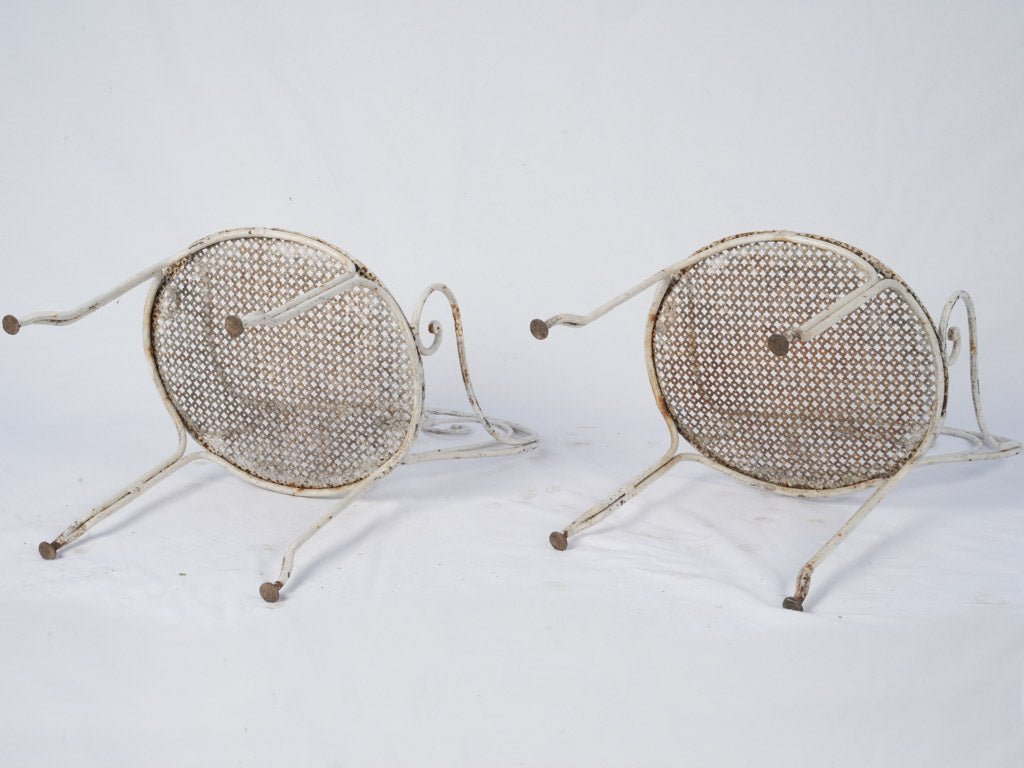 French Provincial Outdoor Iron Kids' Seats