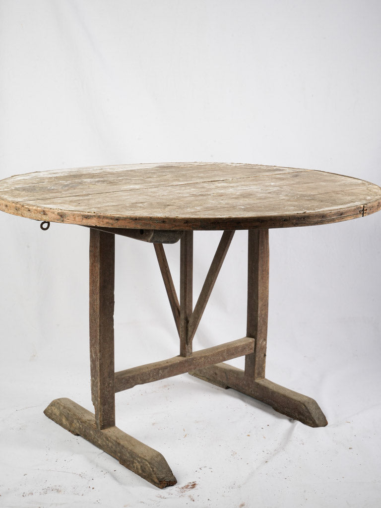 Handcrafted pine vintage table