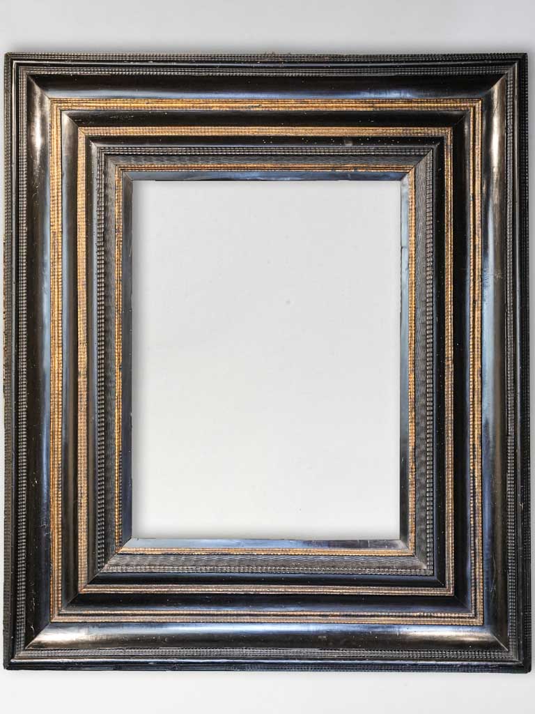 Grand antique wood photo frame