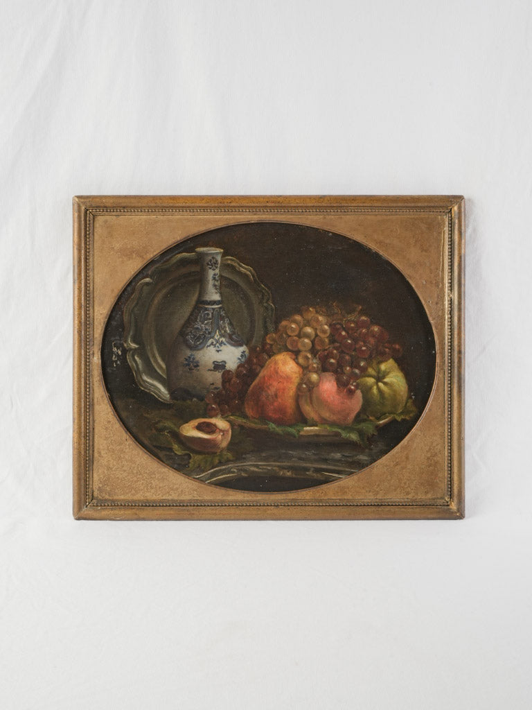 Elegant antique still life painting