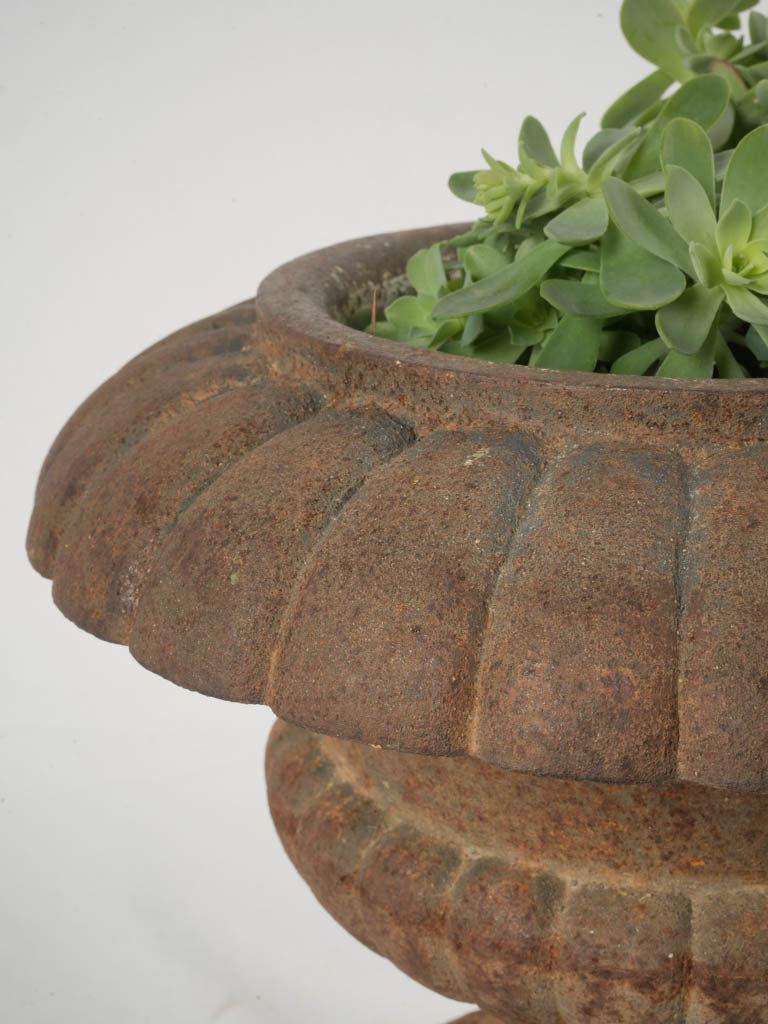 Elegant gadrooned design planters  