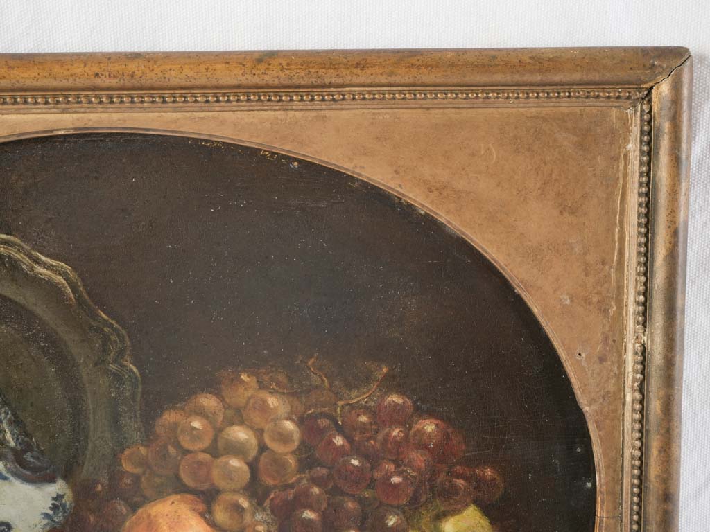Intricate beaded molding canvas