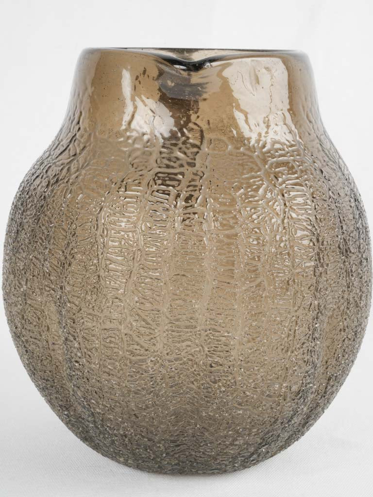 Collectible Daum-inspired glass pitcher