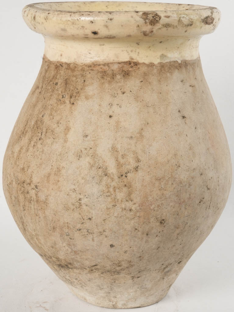 Rare antique Provençal olive jar