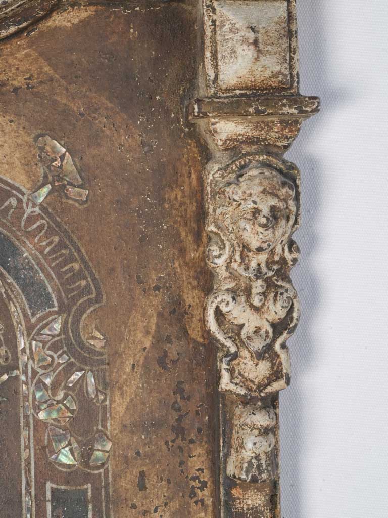 Vintage Patina Italian Wooden Headboards