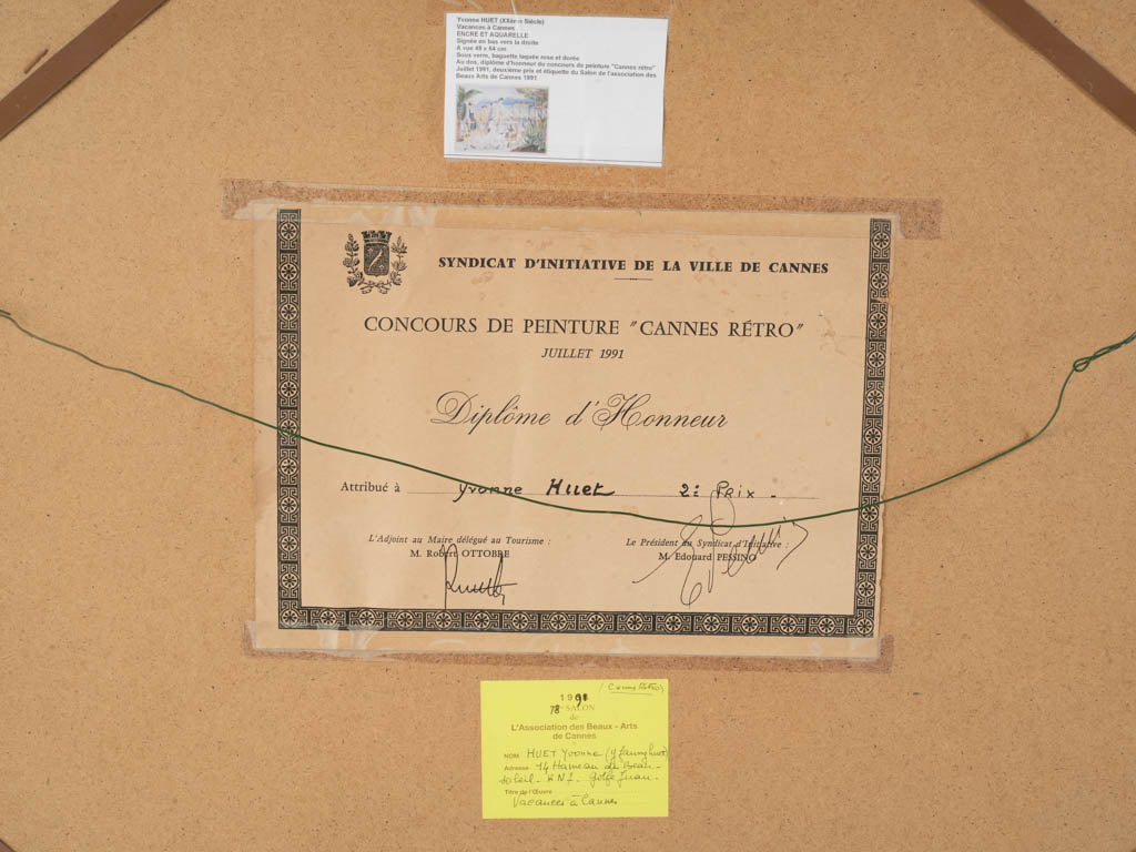 Awarded scenic Riviera piece