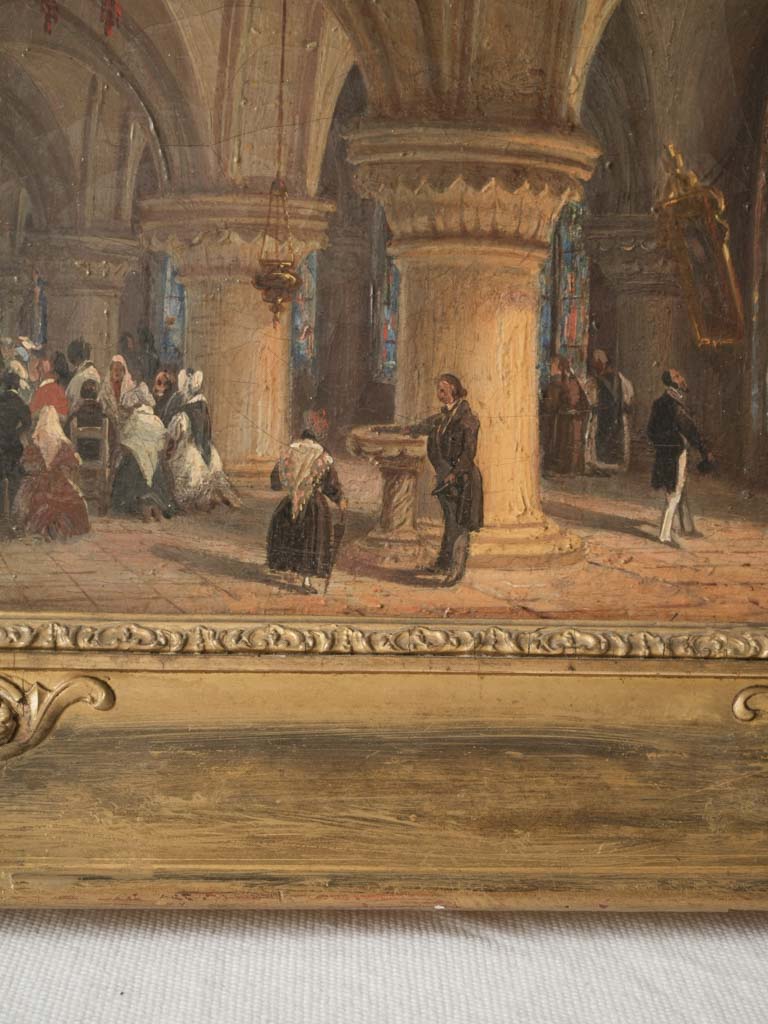 Textured 19th-century painting