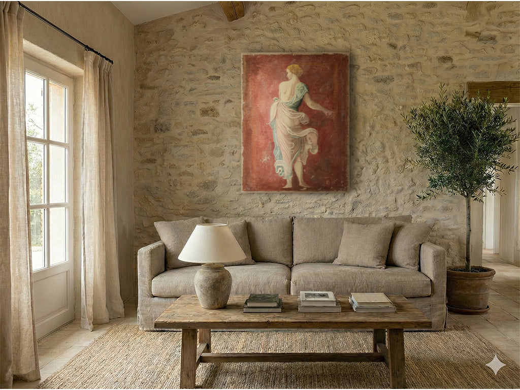 Elegant neoclassical decorative canvas