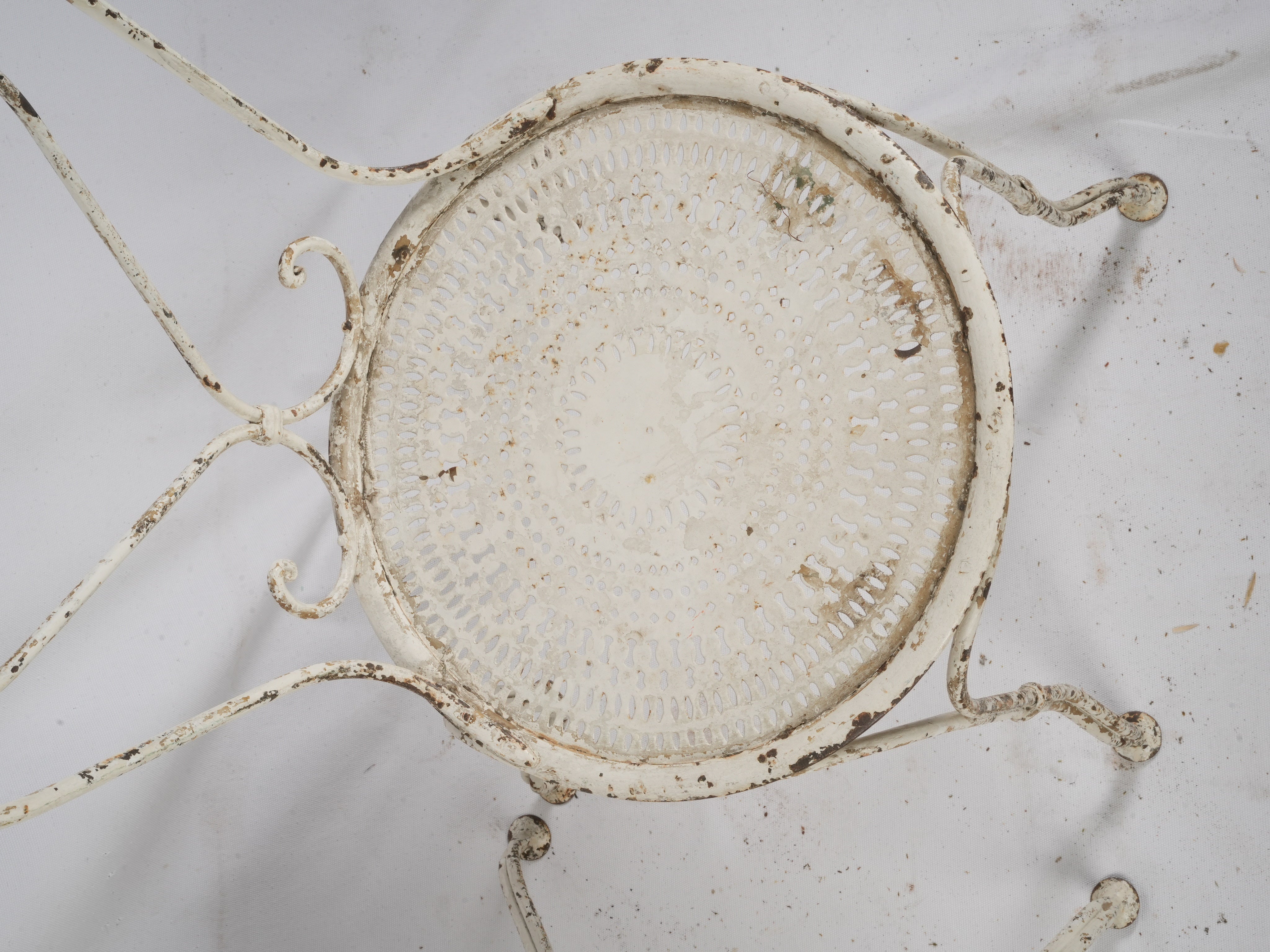 Classic French wrought iron furniture