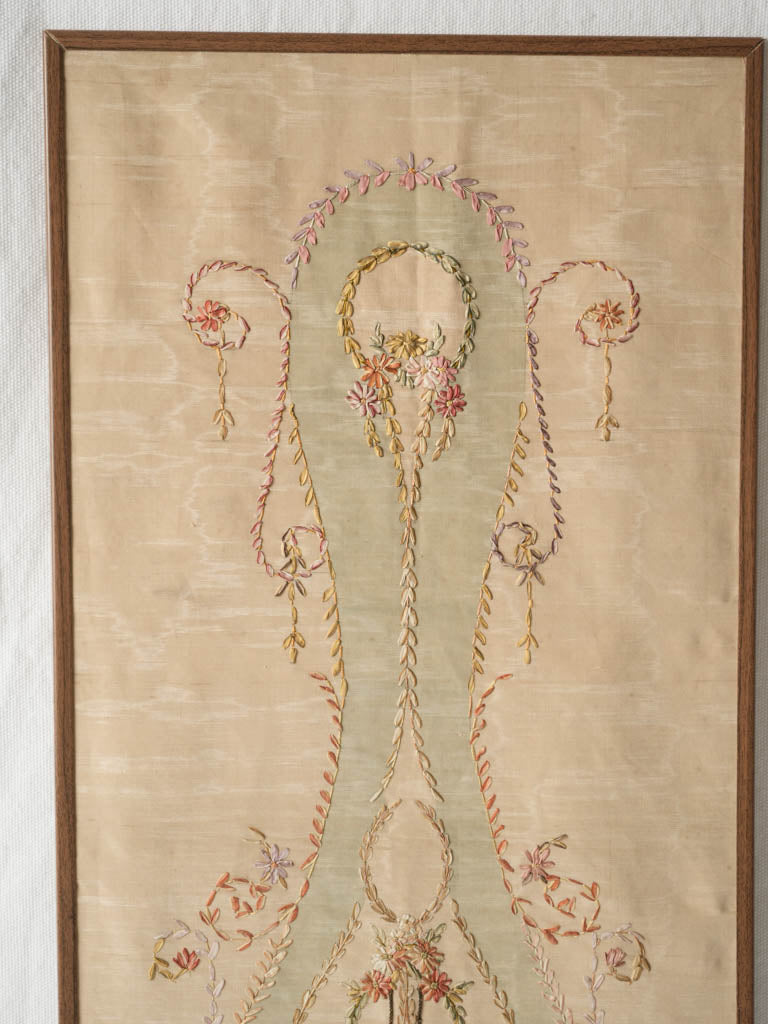 Refined blush and celadon panel