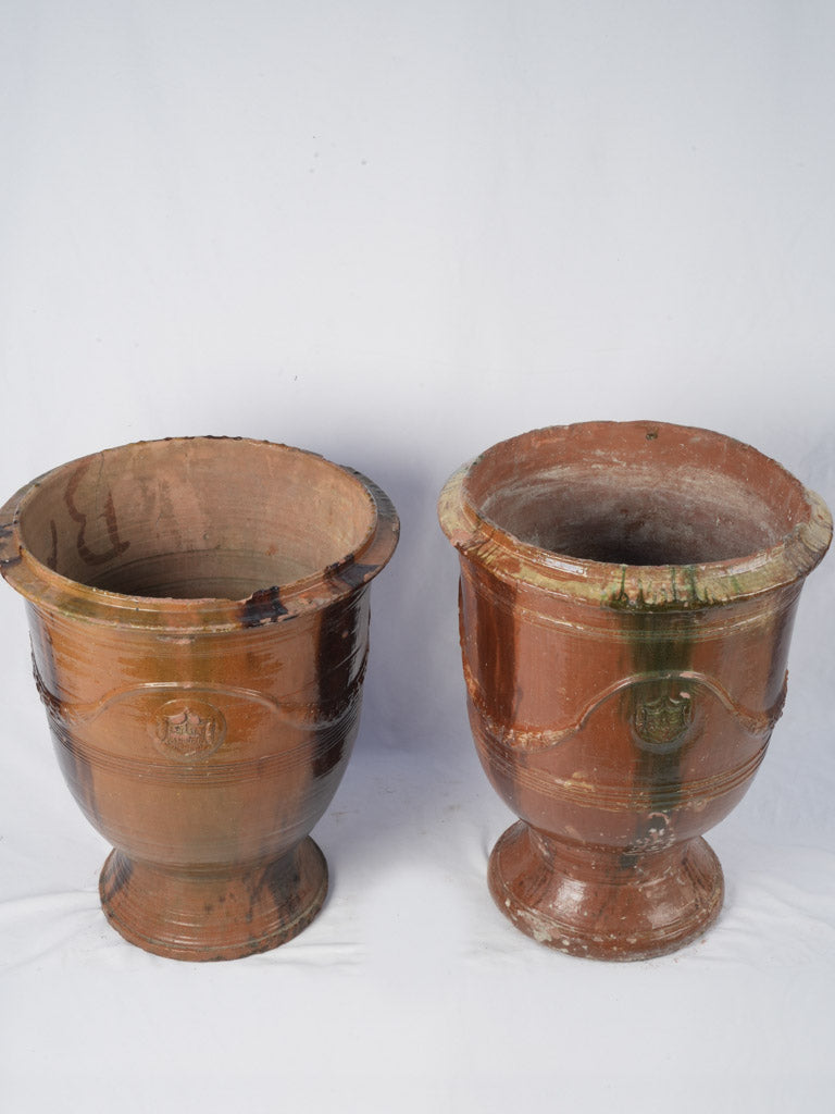Vintage Boisset Anduze garden urns
