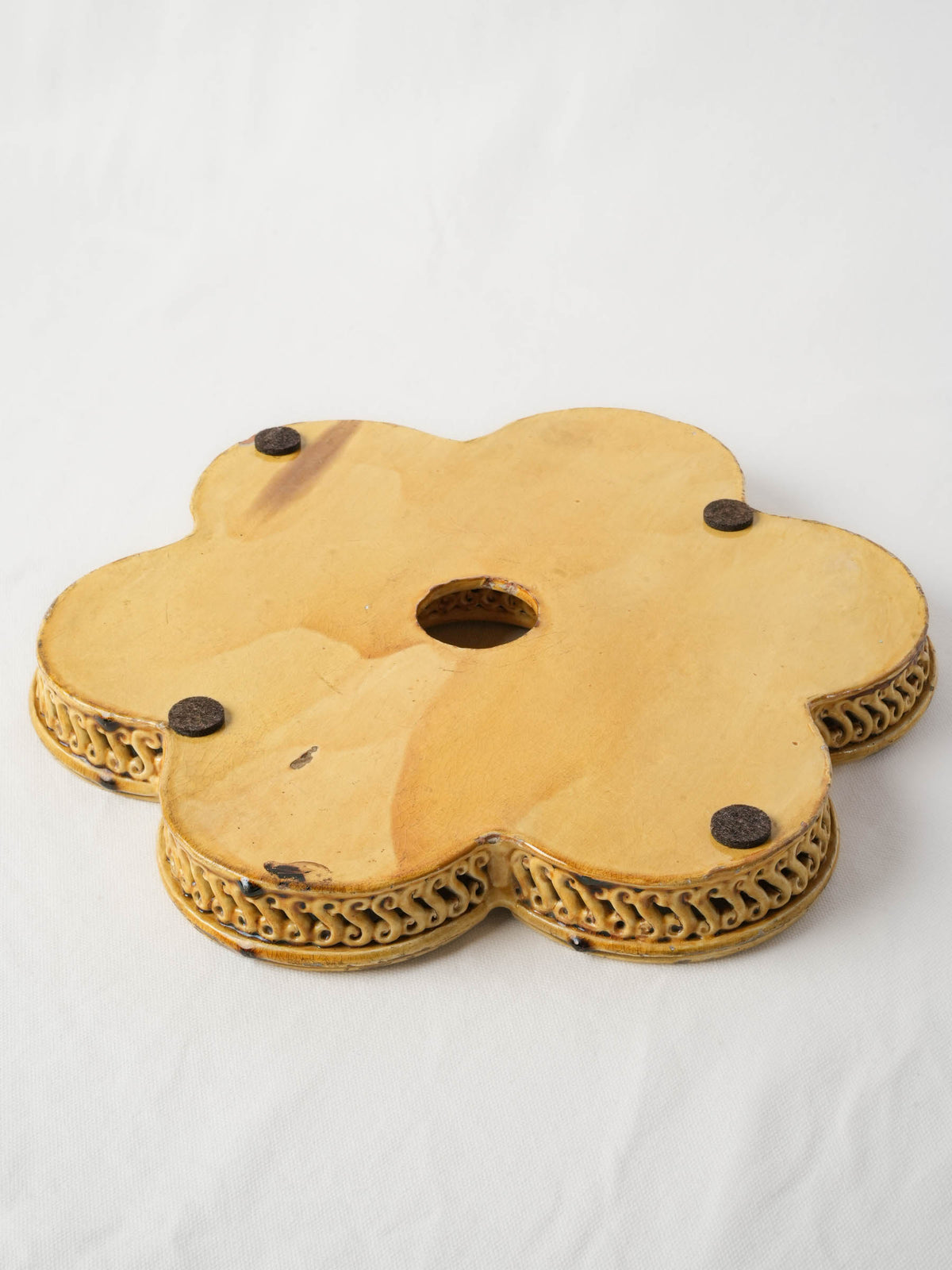 Rare 19th-Century Provençal Pottery Centerpiece - 15¼"