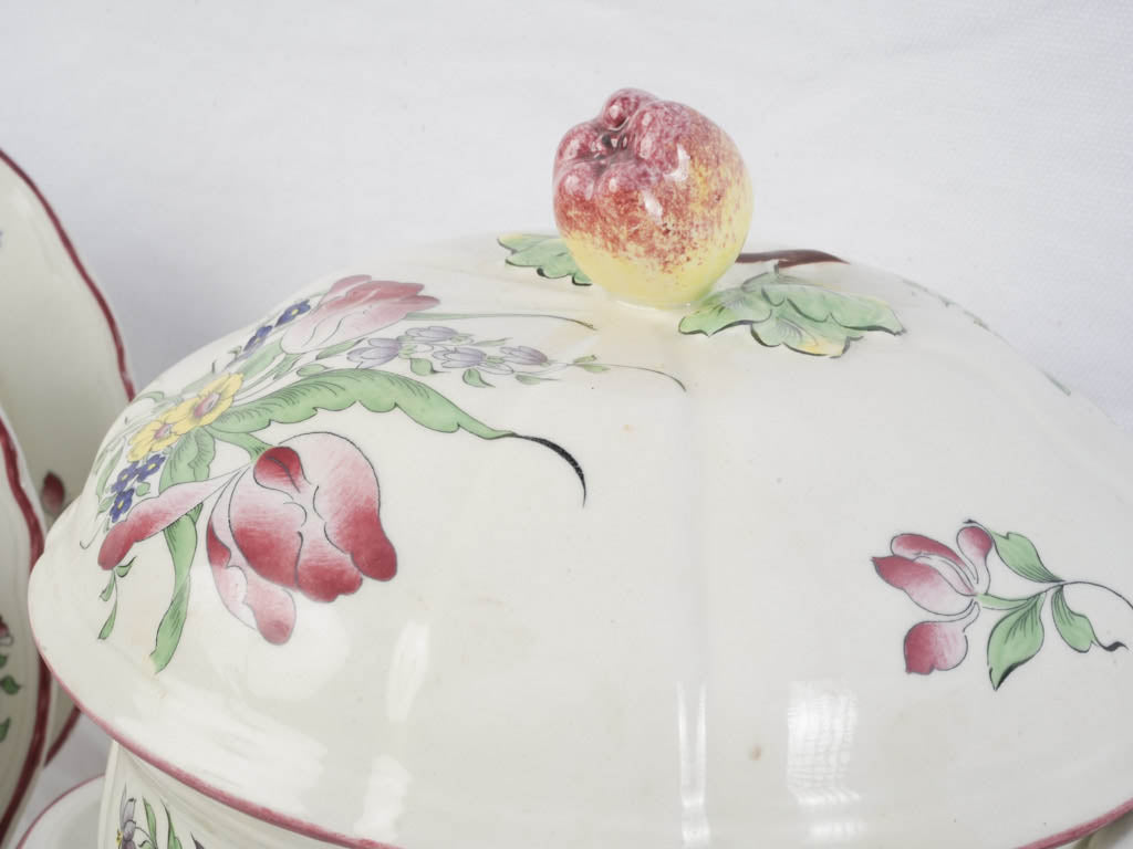 Durable French ceramic sauceboat